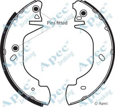 APEC BRAKING shu502 -  Комплект тормозных колодок
